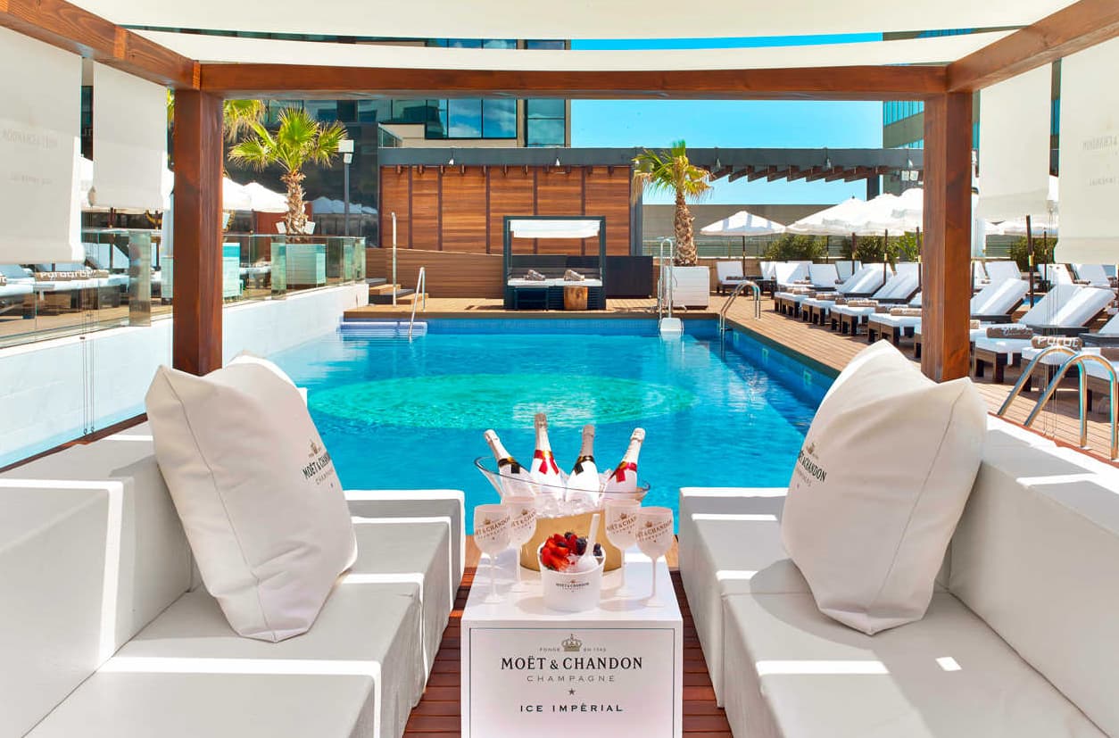 Purobeach Barcelona (Hilton Diagonal Mar) pool