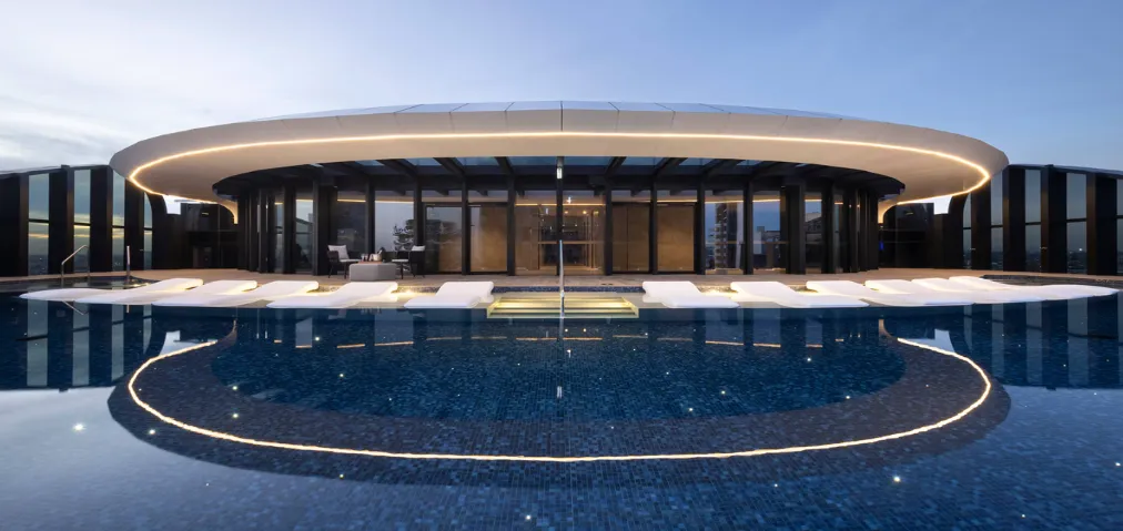 Melbourne Marriott Hotel Docklands (Sunset House) pool