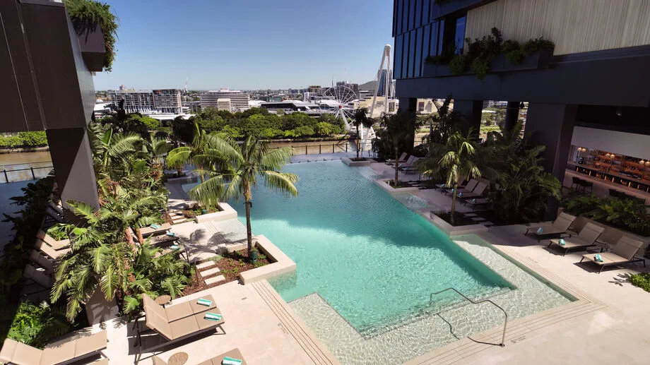 Isoletto Pool Club rooftop pool