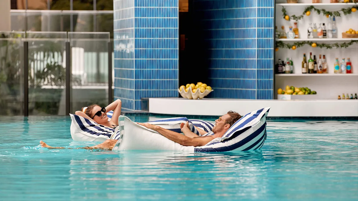 Nautilus swim-up pool bar at The Westin Brisbane