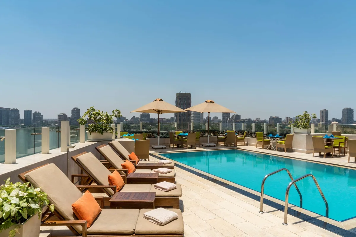 Kempinski Nile Hotel Cairo pool