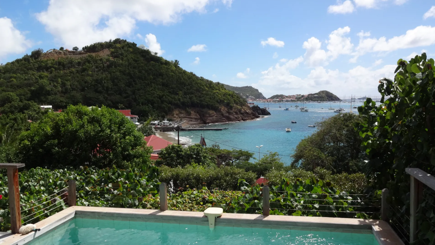 Cannes Villa St Barth infinity pool and teak deck