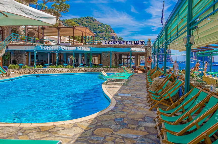 Pool day passes in Capri