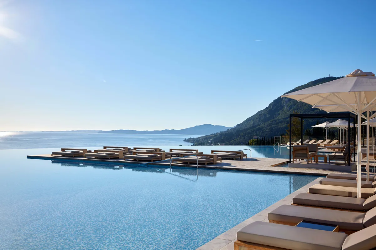 Hotel pool day pass in Corfu