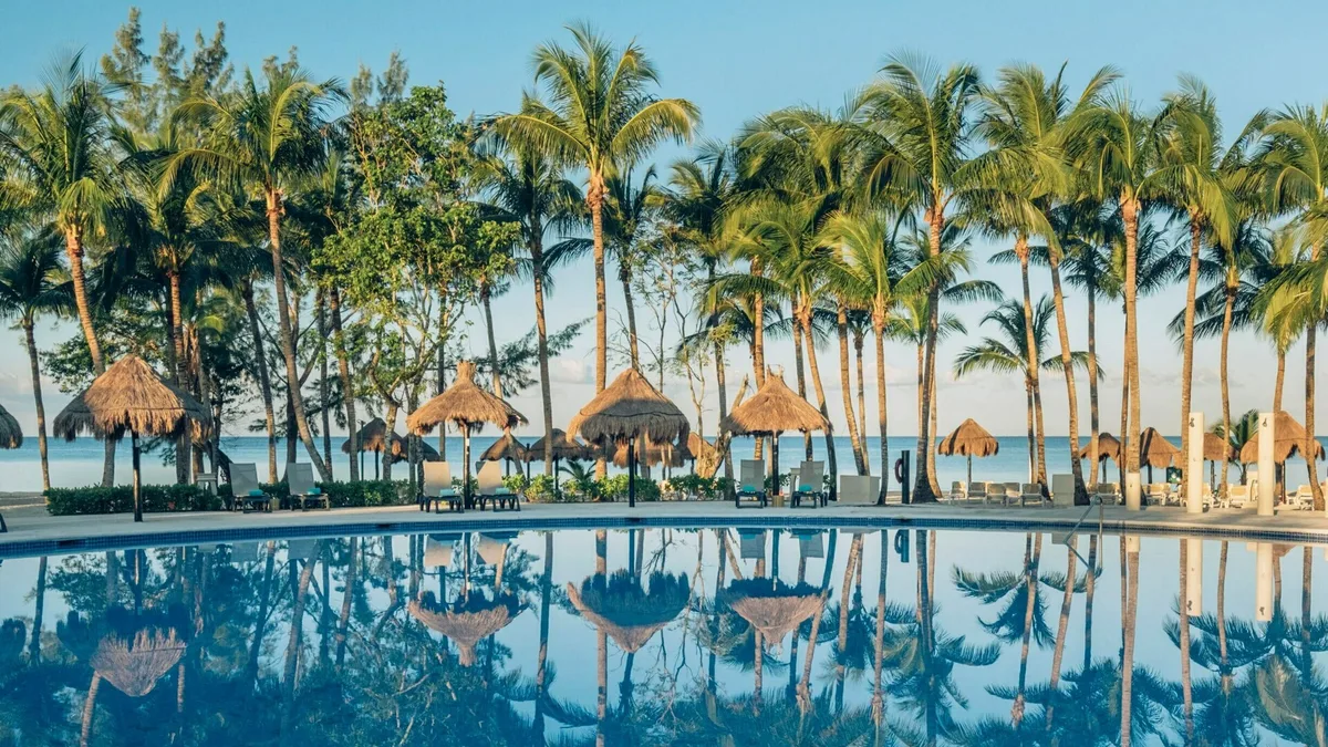 Hotel pool day pass in Cozumel