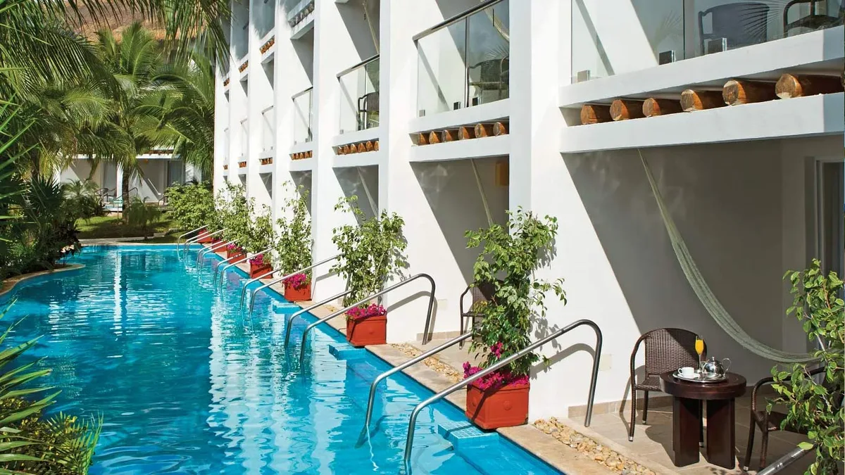 Secrets Aura Cozumel pool