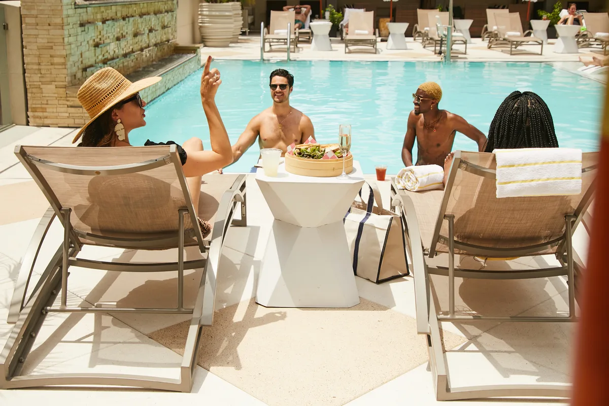The Adolphus pool