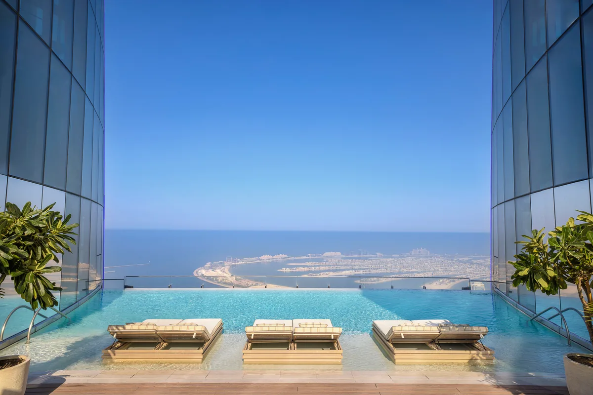 Tattu Sky Pool Ciel Dubai Marina pool day pass