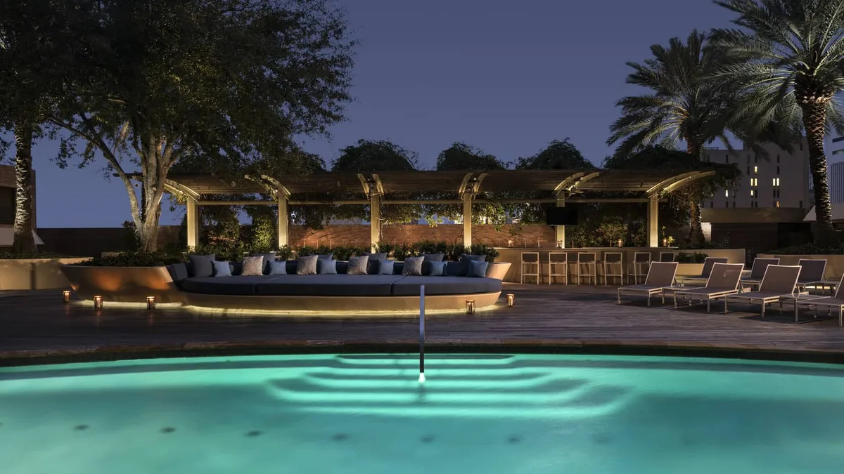 Hotel pool day pass in Houston