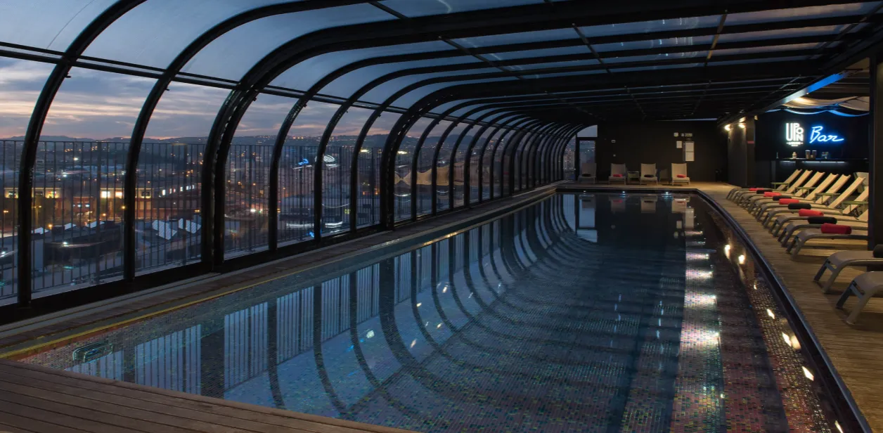 Upon Lisbon heated rooftop infinity pool with city views