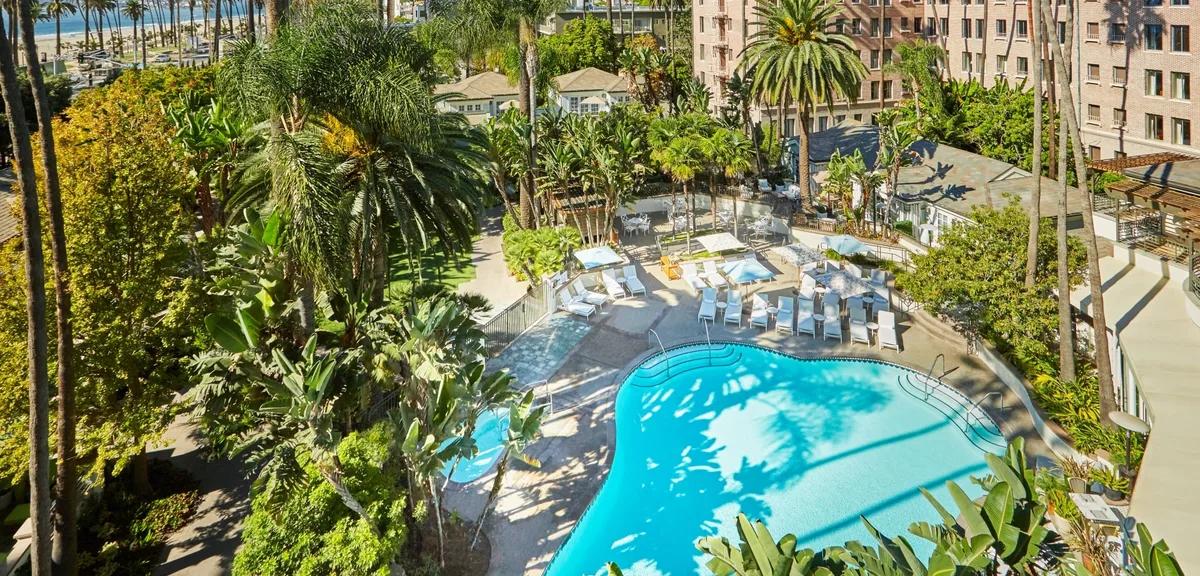 Fairmont Miramar Hotel pool Santa Monica