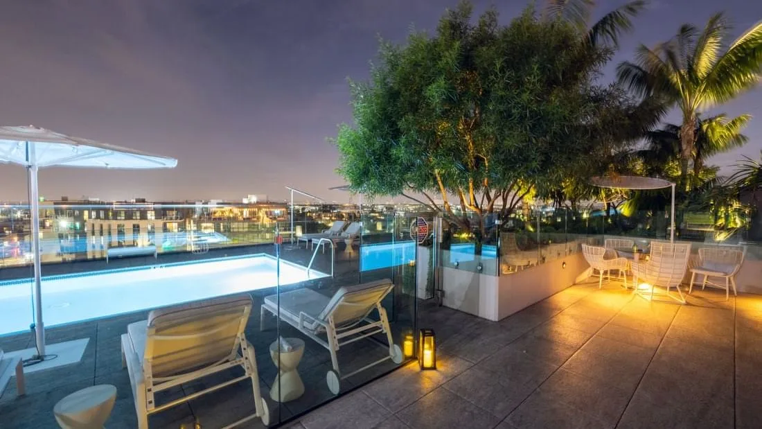 The Godfrey Hotel I|O Rooftop pool Hollywood