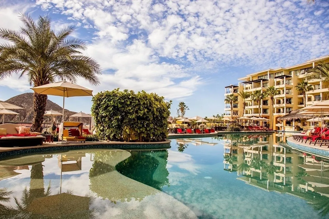 Casa Dorada Los Cabos pool and Medano Beach