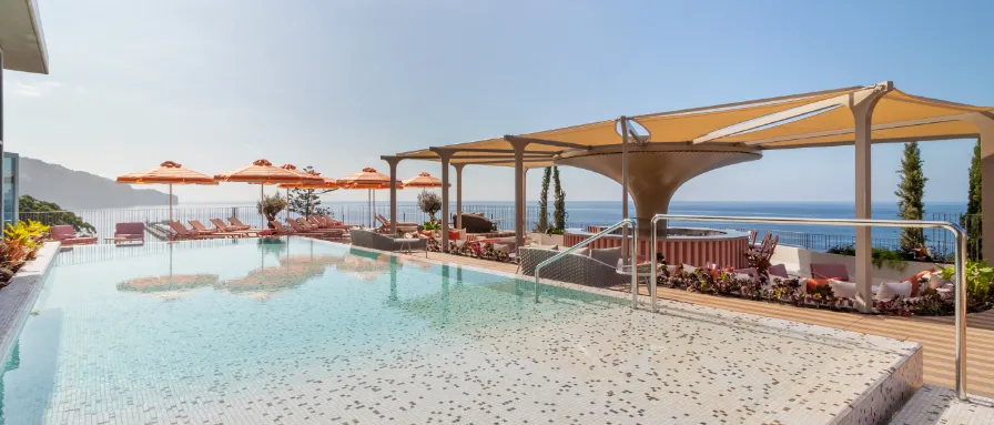 NEXT Hotel rooftop pool with ocean view Funchal