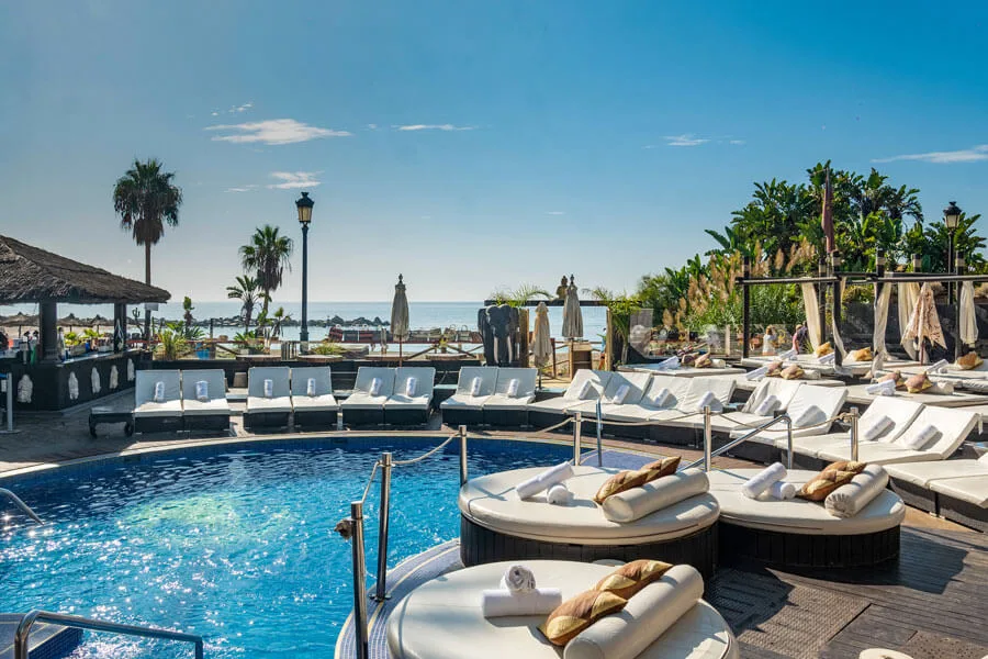 La Sala by the Sea Marbella pool