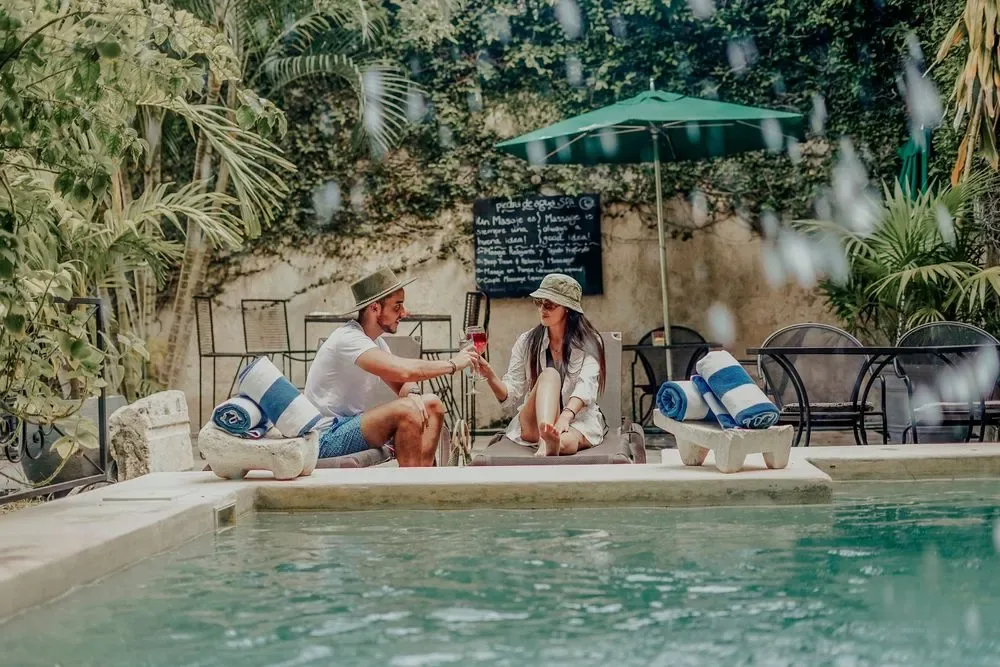 Hotel Piedra de Agua pool
