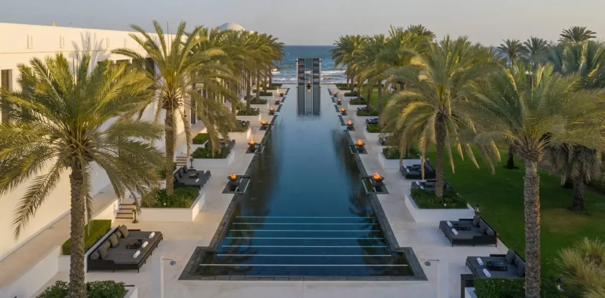 The Chedi Muscat pool