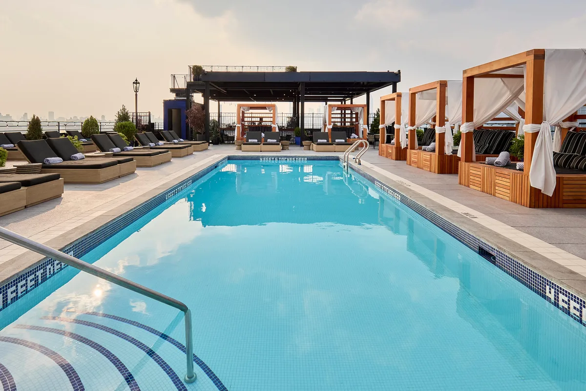 Hotel pool day pass in New York City