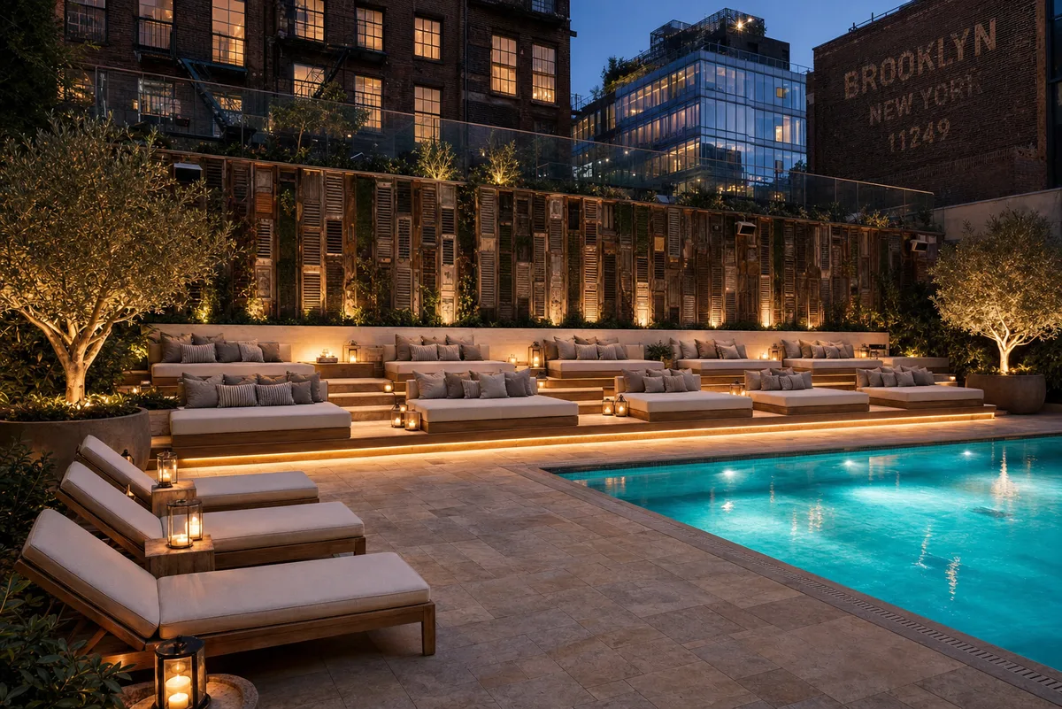 CODA Williamsburg Beach Club pool