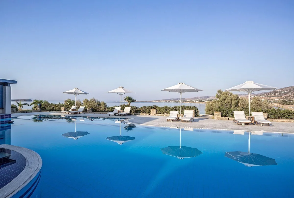 Hotel pool day pass in Paros