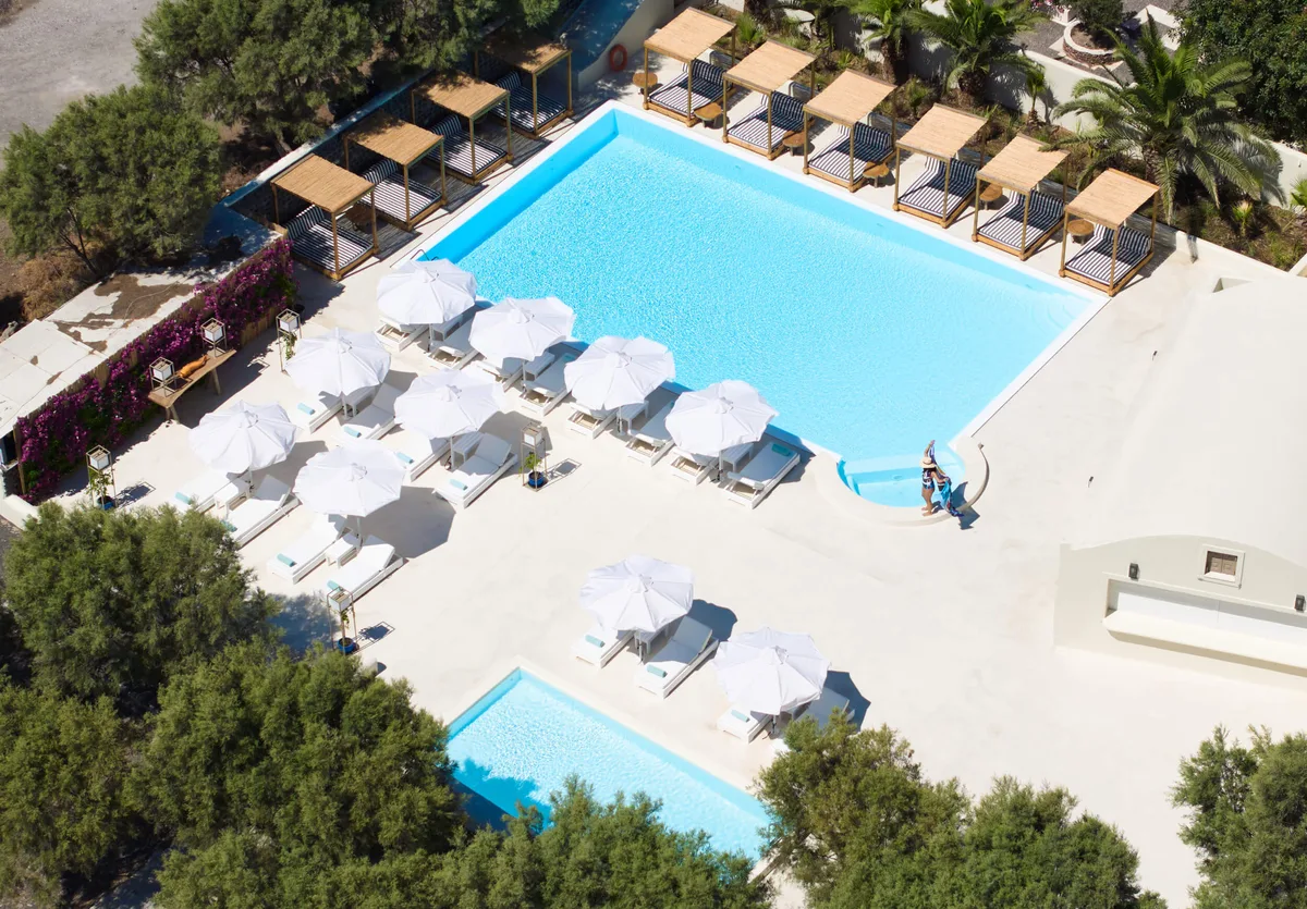Nikki Beach Santorini pool beach day pass