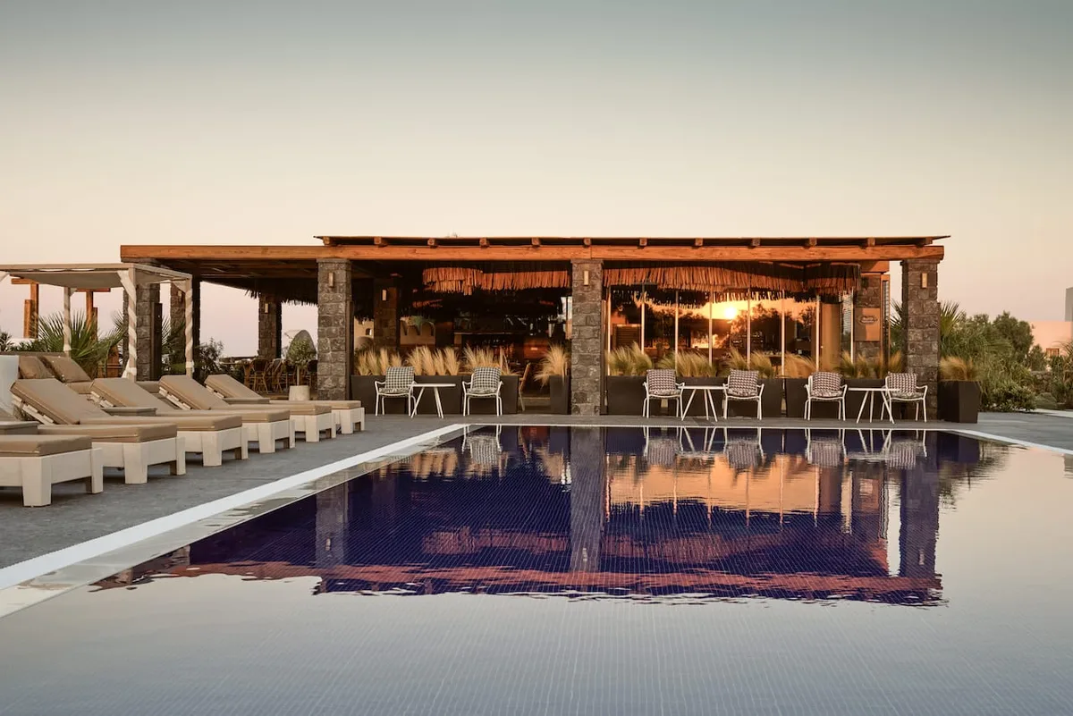 Sea Breeze Santorini beach resort pool day pass